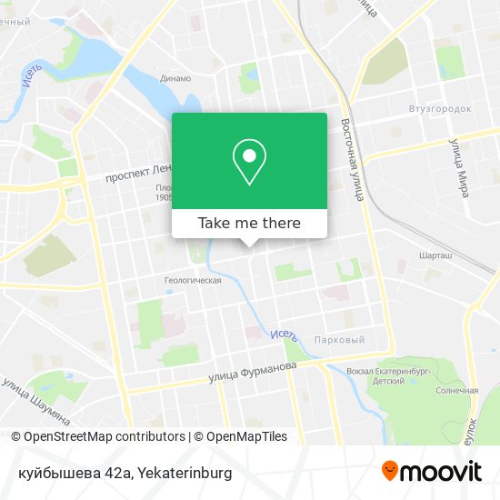 куйбышева 42а map