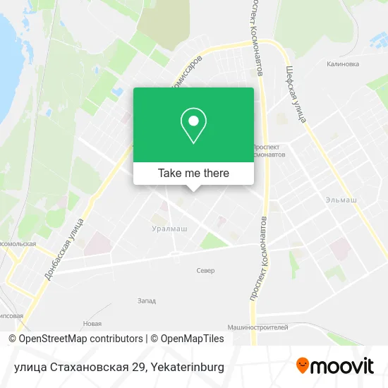 улица Стахановская 29 map