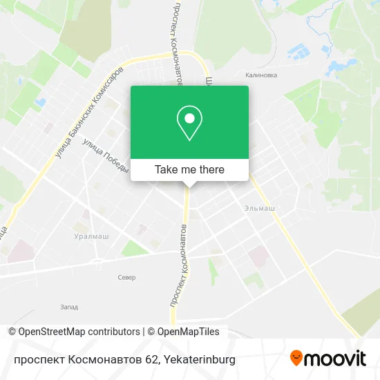 проспект Космонавтов 62 map