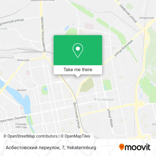 Асбестовский переулок, 7 map