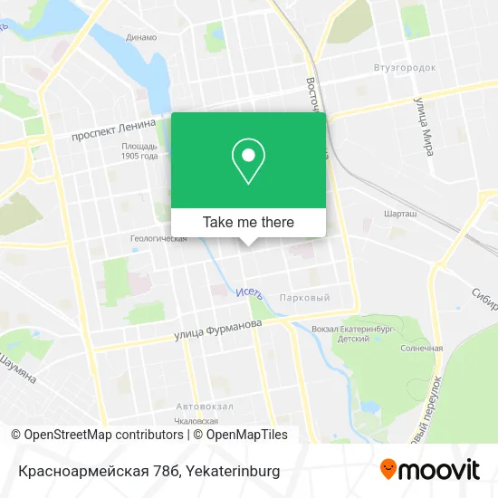 Красноармейская 78б map