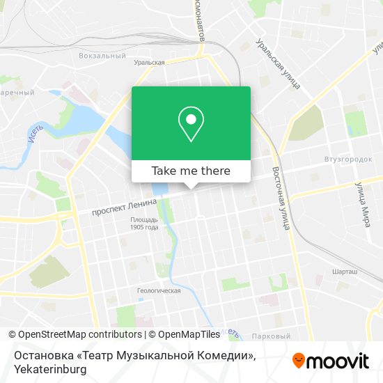 Остановка «Театр Музыкальной Комедии» map