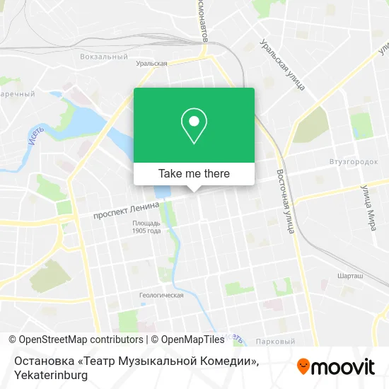 Остановка «Театр Музыкальной Комедии» map