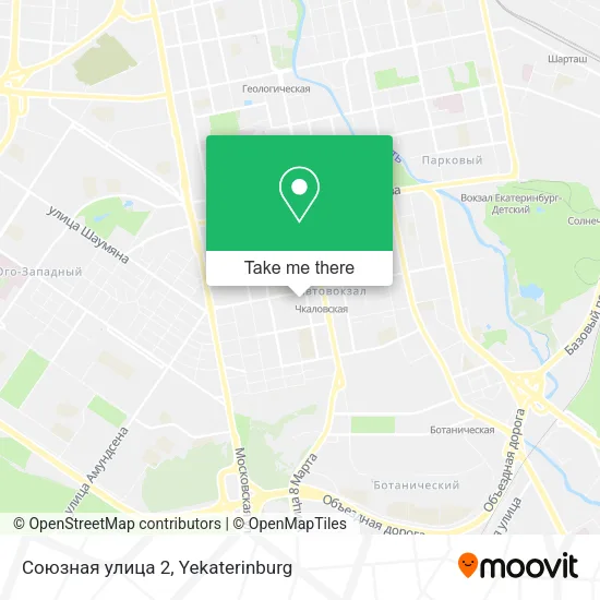 Союзная улица 2 map