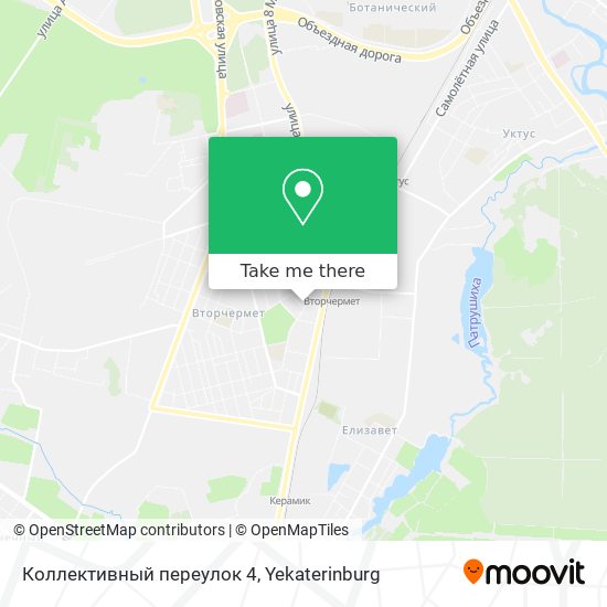 Коллективный переулок 4 map