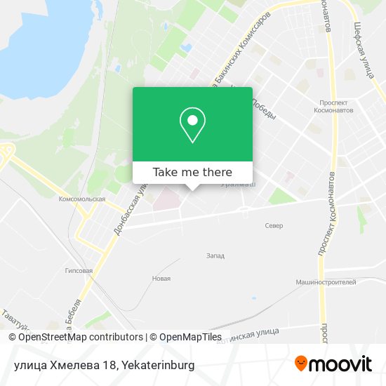 улица Хмелева 18 map