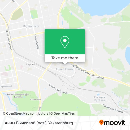 Анны Бычковой (ост.) map