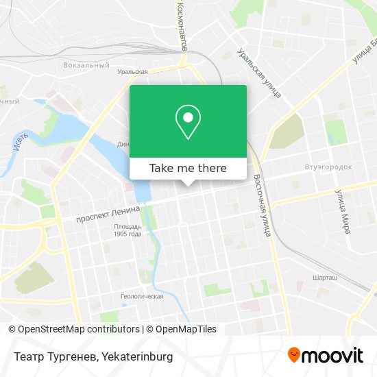 Театр Тургенев map