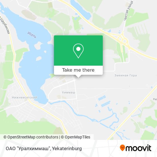 ОАО "Уралхиммаш" map