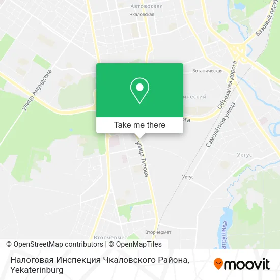 Налоговая Инспекция Чкаловского Района map
