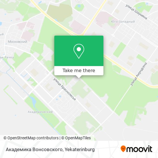 Академика Вонсовского map