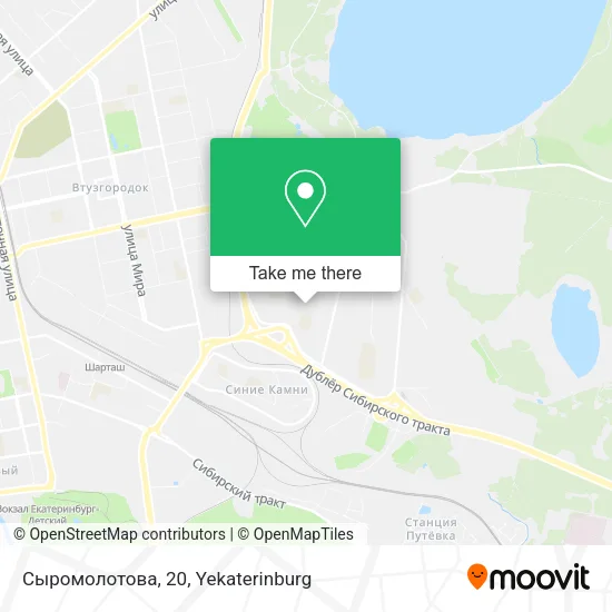 Сыромолотова, 20 map