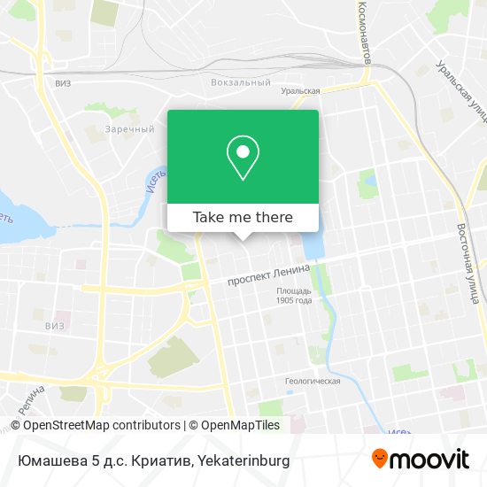 Юмашева 5 д.с. Криатив map
