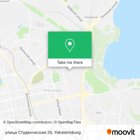 улица Студенческая 26 map
