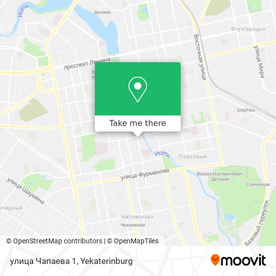 улица Чапаева 1 map