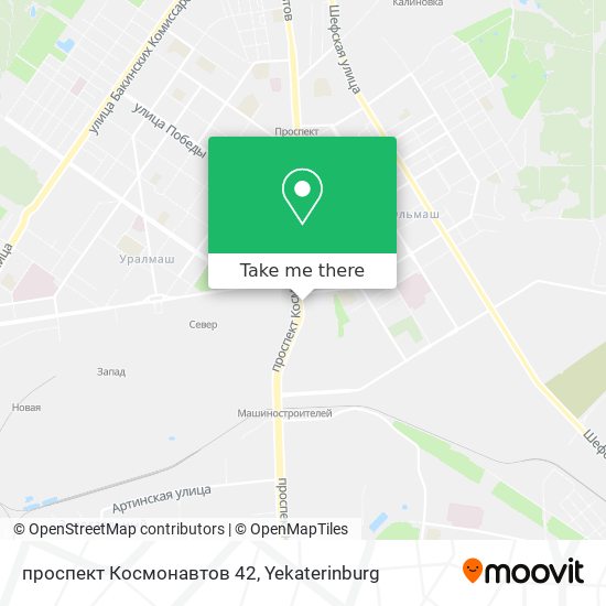 проспект Космонавтов 42 map