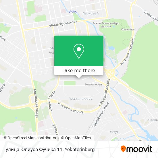 улица Юлиуса Фучика 11 map