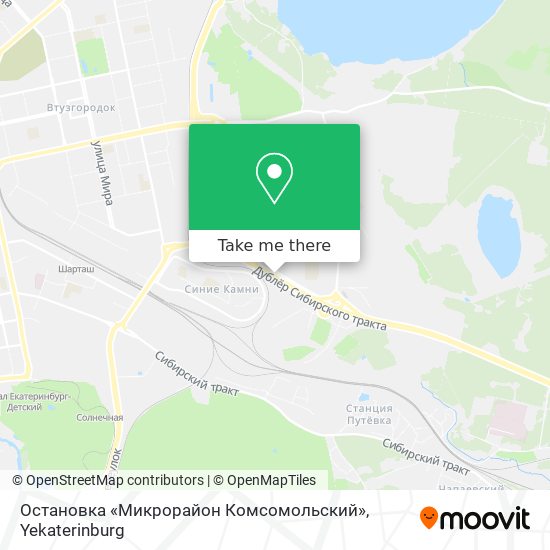 Остановка «Микрорайон Комсомольский» map