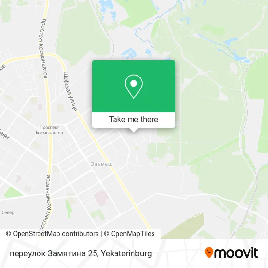 переулок Замятина 25 map