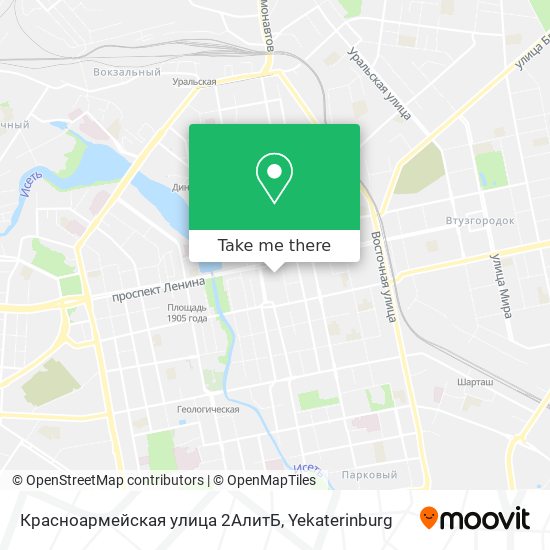 Красноармейская улица 2АлитБ map