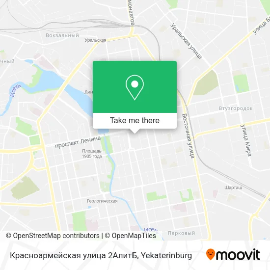 Красноармейская улица 2АлитБ map