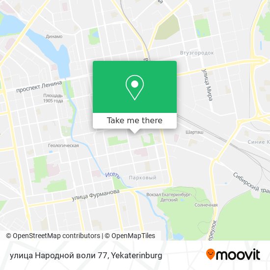 улица Народной воли 77 map