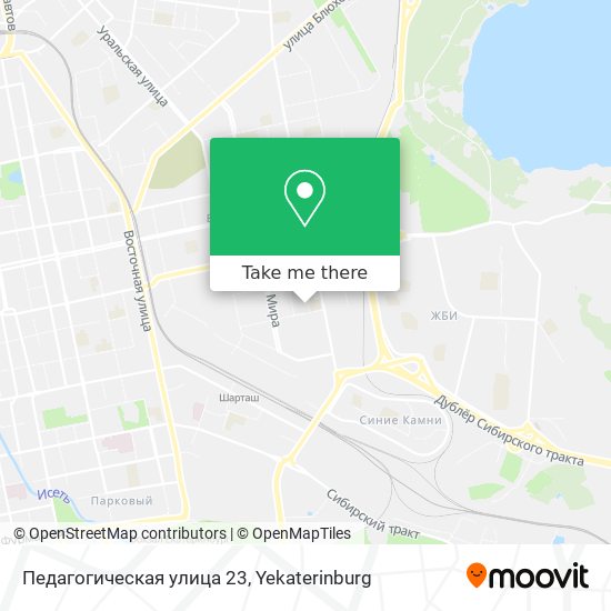 Педагогическая улица 23 map