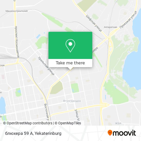 блюхера 59 А map