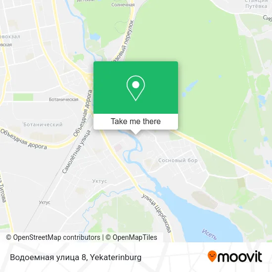 Водоемная улица 8 map