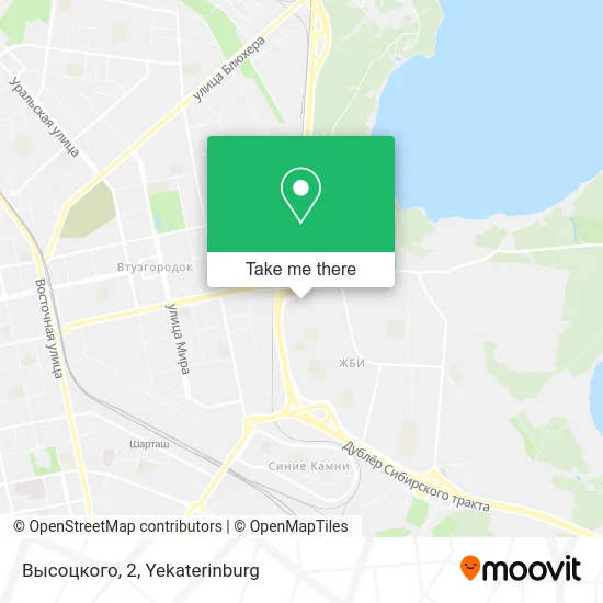 Высоцкого, 2 map