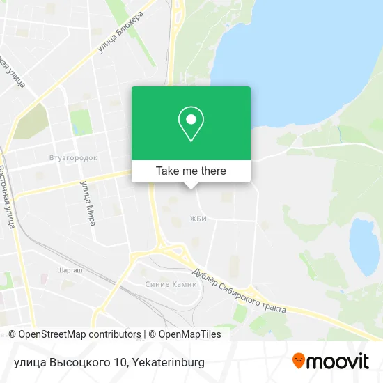 улица Высоцкого 10 map