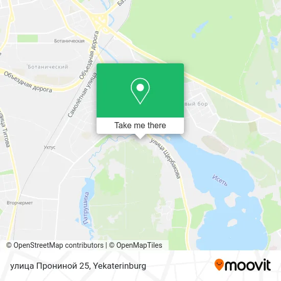 улица Прониной 25 map