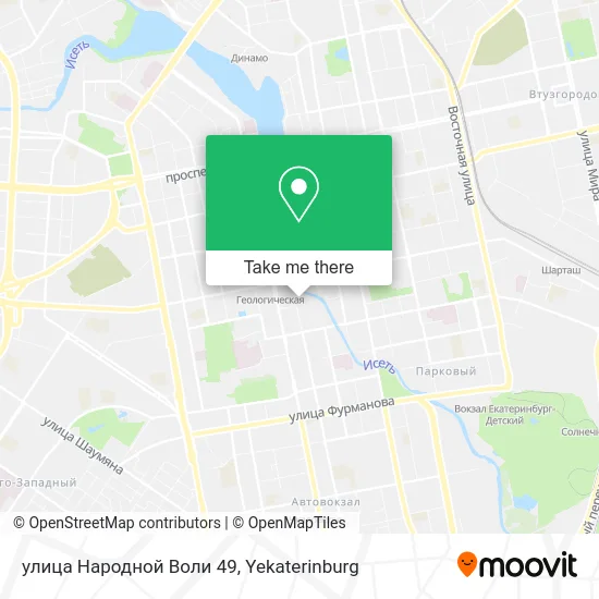улица Народной Воли 49 map