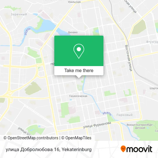 улица Добролюбова 16 map