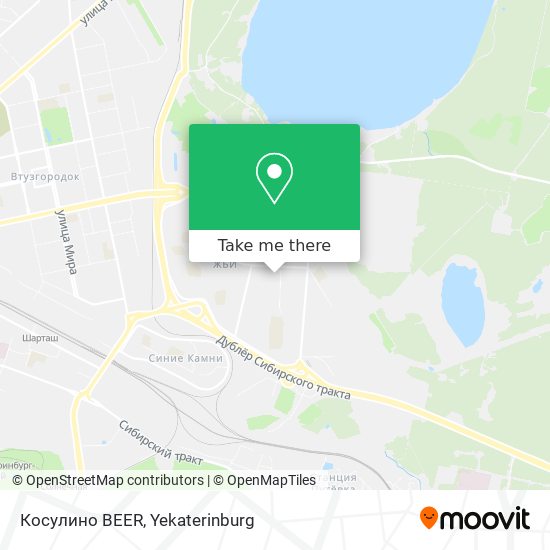 Косулино BEER map