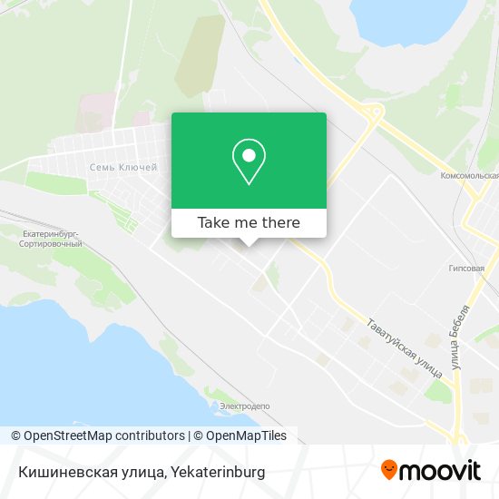Кишиневская улица map