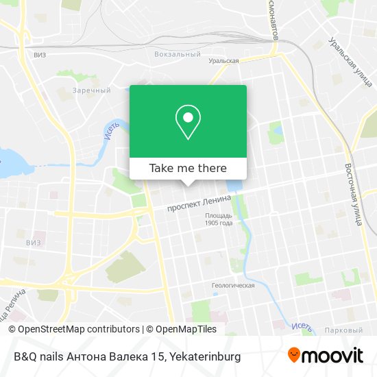 B&Q nails Антона Валека 15 map