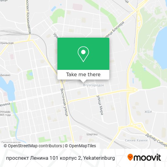 проспект Ленина 101 корпус 2 map