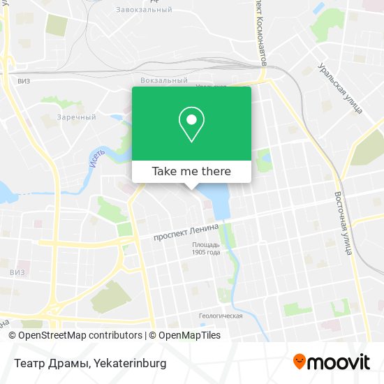 Театр Драмы map