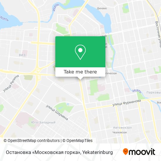 Остановка «Московская горка» map