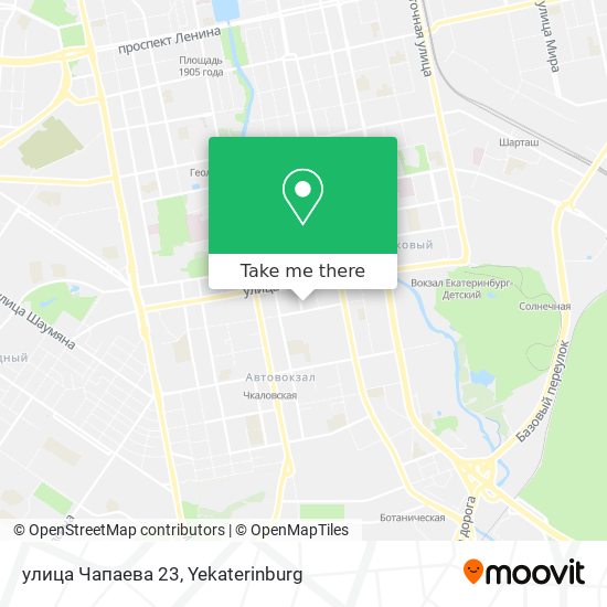 улица Чапаева 23 map