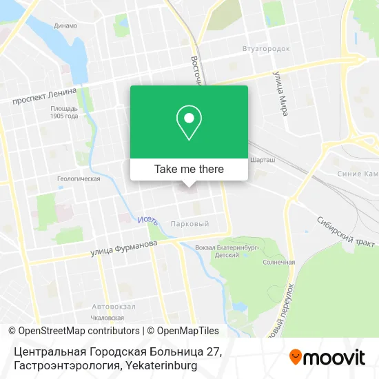 Центральная Городская Больница 27, Гастроэнтэрология map