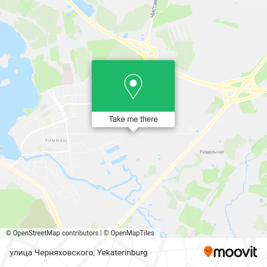 улица Черняховского map