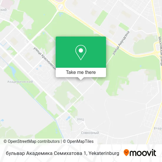 бульвар Академика Семихатова 1 map