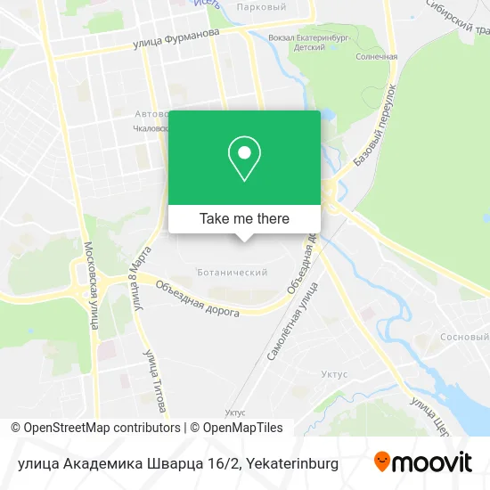 улица Академика Шварца 16/2 map
