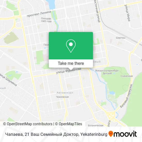Чапаева, 21 Ваш Семейный Доктор map
