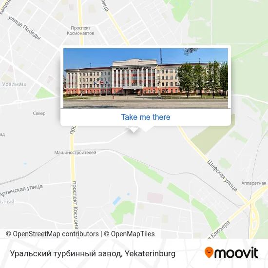 Уральский турбинный завод map
