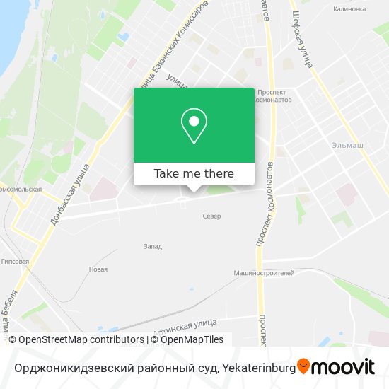 Орджоникидзевский районный суд map