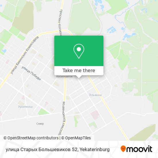 улица Старых Большевиков 52 map
