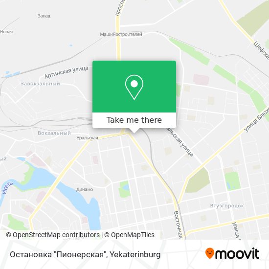 Остановка "Пионерская" map